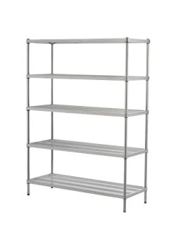 MeshWorks © 5 Tier Plant Shelving -Outdoor Garden Care Shop 8613014 10v meshworks 5 tier plant shelf silver