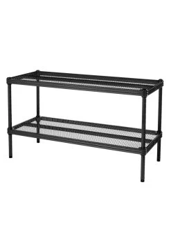MeshWorks © Stacking Plant Shelves -Outdoor Garden Care Shop 8613018 07v meshworks stacking plant shelves black