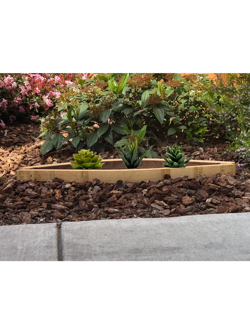 Wine Barrel Succulent Planter 1 Wine Barrel Succulent Planter