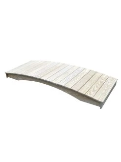 Plank Garden Bridge Unfinished 3' X 6' -Outdoor Garden Care Shop 8613097 01v