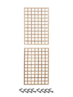 Bamboo Wall Trellis, 45" X 30", Set Of Two -Outdoor Garden Care Shop 8613149 0041