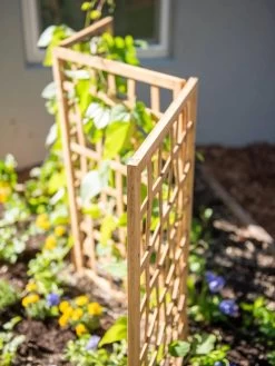 Bamboo Zig-Zag Trellis 24" X 36" -Outdoor Garden Care Shop 8613151 6459