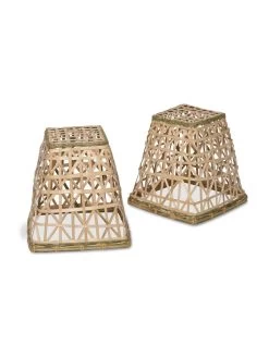 Bamboo Cloche, Set Of 2 -Outdoor Garden Care Shop 8613351 4693