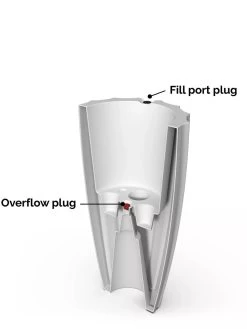 Sedona Tall Planter, 28" Height 9 Sedona Tall Planter, 28" Height -Outdoor Garden Care Shop 8613525 08V