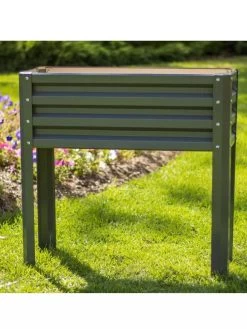 Metal Double Height Raised Garden Bed 7 Metal Double Height Raised Garden Bed -Outdoor Garden Care Shop 8613688 06V 3 4