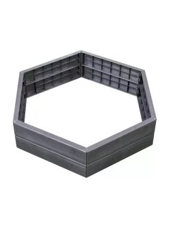 Modular Hexagon Raised Bed Kit, 21.5" 5 Modular Hexagon Raised Bed Kit, 21.5" -Outdoor Garden Care Shop 8614244 02V 3 4 modular hexagon raised bed kit 21 inches