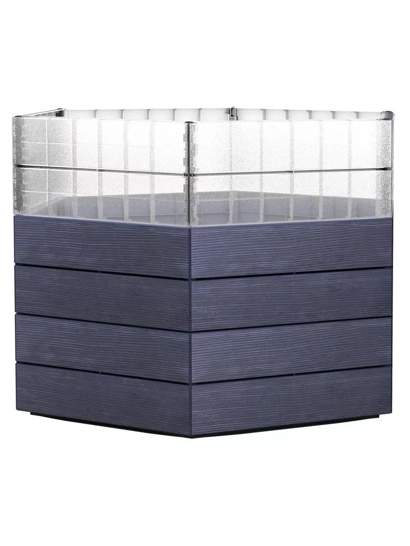 Modular Hexagon Raised Bed Kit With Translucent Panels, 21.5" 1 Modular Hexagon Raised Bed Kit With Translucent Panels, 21.5"