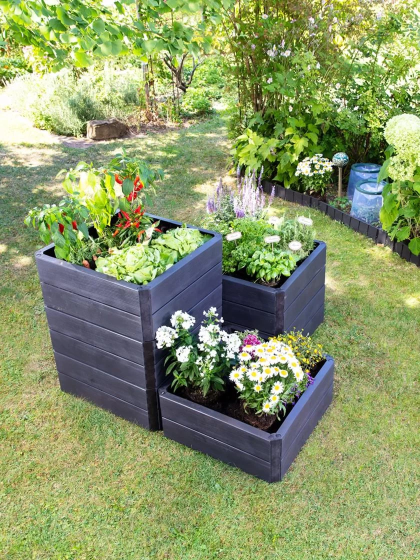 Modular Rectangular Raised Bed Kit 1 Modular Rectangular Raised Bed Kit