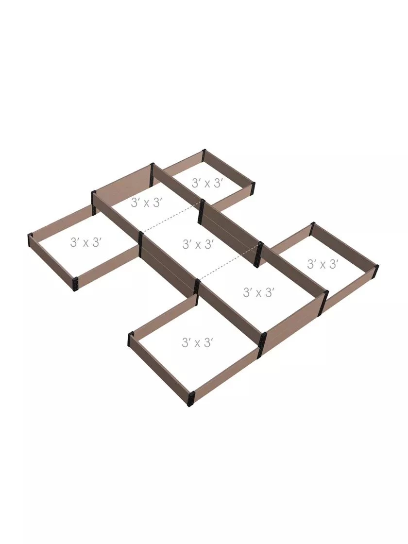 Terraced H-Shape Garden Bed 2 Terraced H-Shape Garden Bed - Image 2