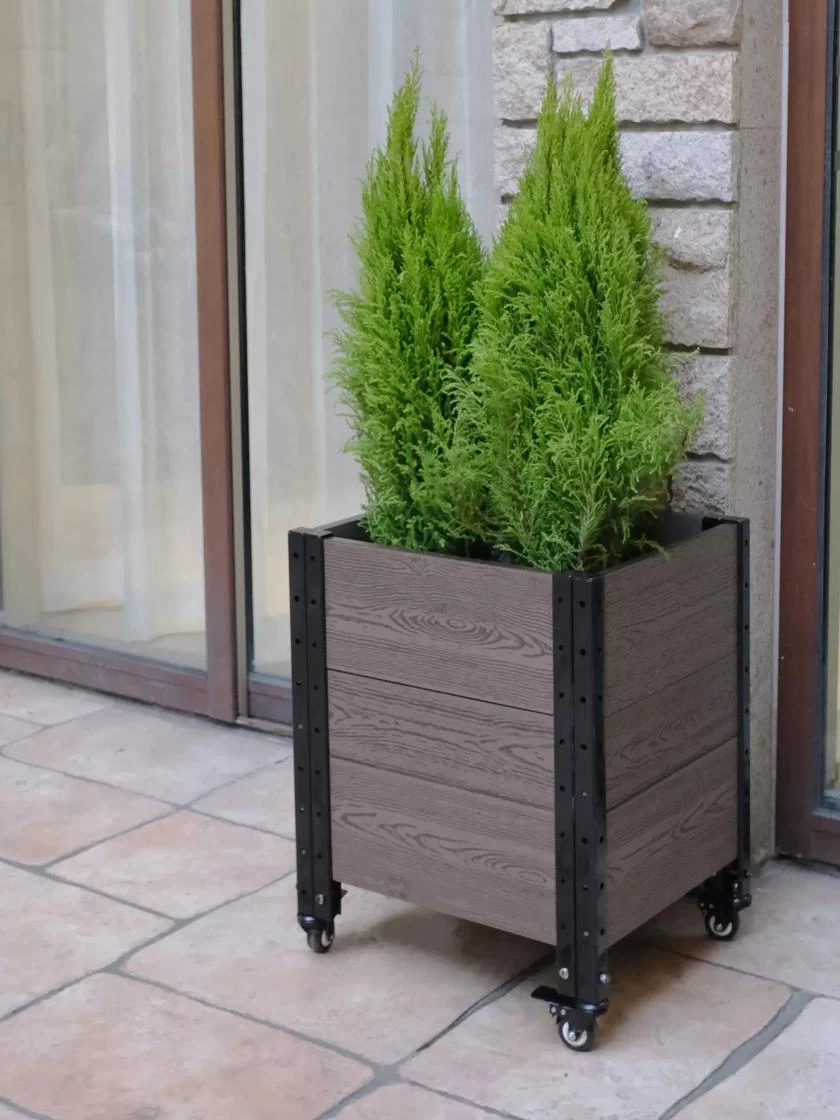 Mobile Deep Root Corner Planter 1 Mobile Deep Root Corner Planter