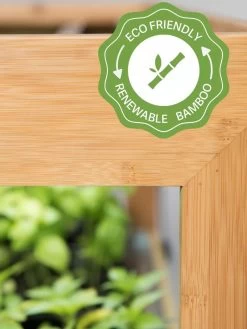 Bamboo LED Grow Light Garden For Succulents And Seeds -Outdoor Garden Care Shop bamboo grow light icon 3 4 4